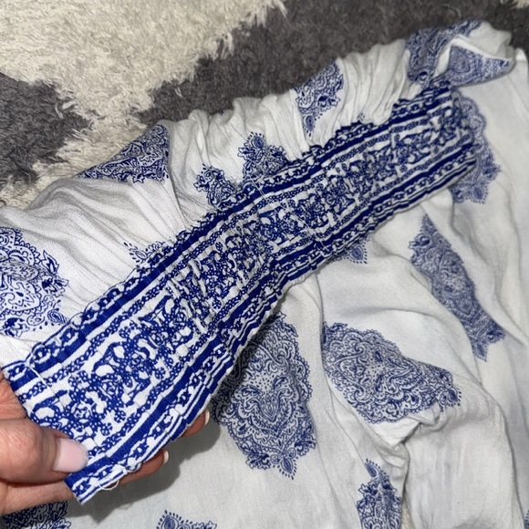 Flowy and lightweight wide leg beach cover up pants size xs - Picture 13 of 13